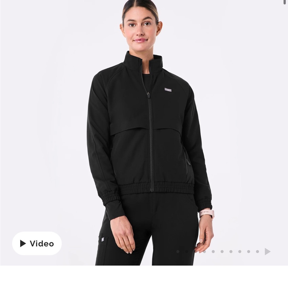 FIGS Women's Black Jacket